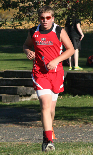 Prairies Ryan Glimp at the District Crosscountry meet. Photo by Steve Wherry.