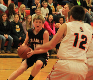 Jared Higgins against Troy.