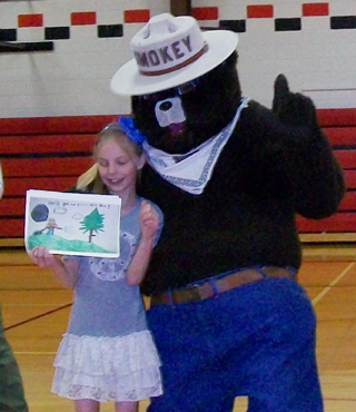 Adelyn Geis, 2nd grade winner at PES.