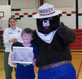 Morgan Poxleitner, 3rd grade winner at PES.