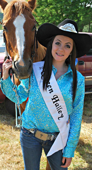 Hailey Russell, 14, of Grangeville, is the 2014 Kooskia Saddliers Queen. The Saddliers O-Mok-See is set for Saturday, Aug. 2. Contributed photo.