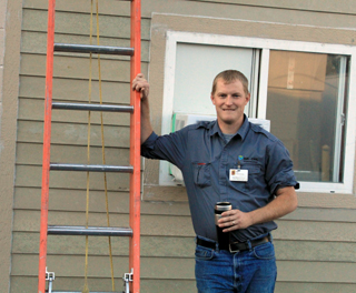Matt Polumsky is the September Employee of the Month at St. Marys Hospital.