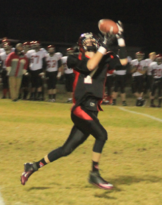 Rhett Schlader turned this catch into a 97 yard touchdown play, one of the longest in Prairie history.