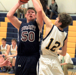 Chris Osborne shoots against Logos.