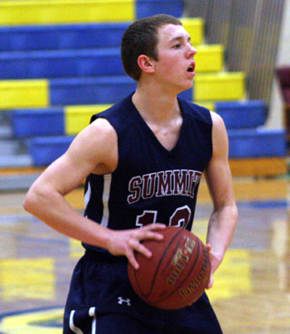 Thomas Schwartz in the Logos game at State. Photo by Steve Wherry.