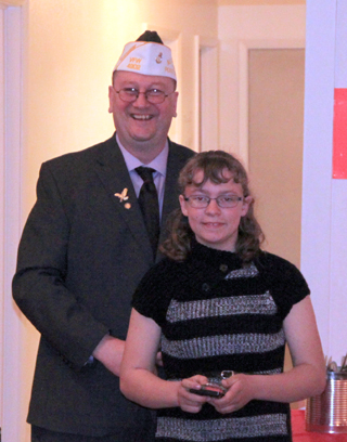 Leann Lightfield took second in the VFWs Patriots Pen Contest.