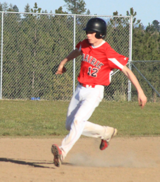 Nick Mager also had a double at Troy.