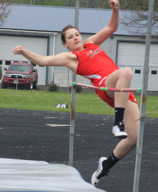 Shayla VonBargen won the high jump in her first attempt at the event this season, Friday at the Nez Perce Games.