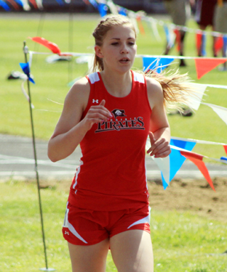 Chaye Uptmor broke a long-standing school record in the 1600 at the Meet of Champions. Her time of 5:44.53 broke a record that had stood for 19 years.