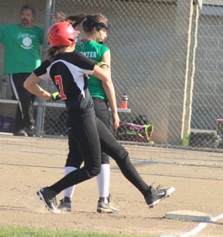Hanna Ross had a standup triple against Potlatch.