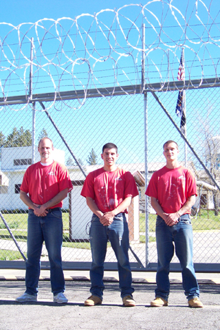 Members of an offender work crew.