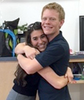 Megan Seubert and Nathan Beckman.