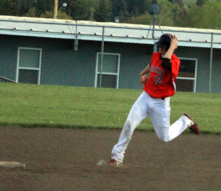 Nick Mager doubled against Kamiah.