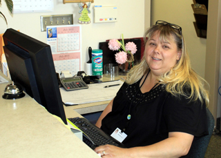 Donna Quick is the June employee of the month.