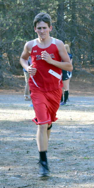 Anthony Karel at the Regional meet.