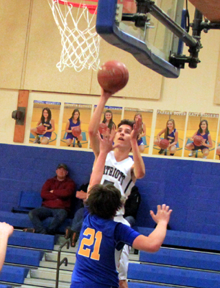 Dean Stubbers shoots at Nezperce.