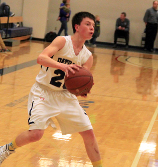 Dylan Krogh got some open shots in the Logos game thanks to their trying to take his brother Tyler out of the offense.