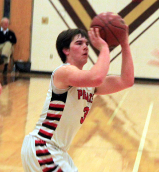 Terran Peery goes for 3 in the Genesee game.