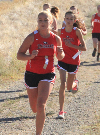 Kylie Tidwell and Jacey Rambo were Prairies top finishers leading Prairie to a 5th place team finish.