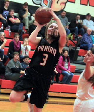 Angela Wemhoff scores at Troy.