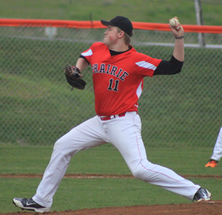 Spencer Schumacher had an outstanding outing on the mound against Declo at the Glenns Ferry Tournament with 14 strikeouts and just 5 hits allowed in a 3-2 win.