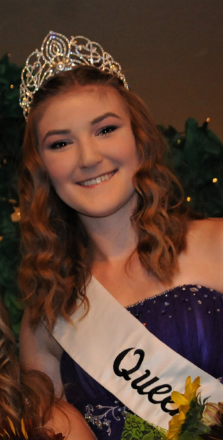 Prairie High School junior Halle Klapprich is seen here when she was crowned Idaho County Fair Queen 2020 at the August 2019 fair.