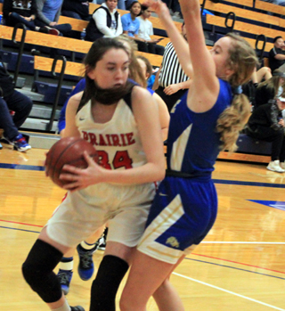 Ciara Chaffee had a big game against Genesee to help Prairie clinch a berth in the state tournament.