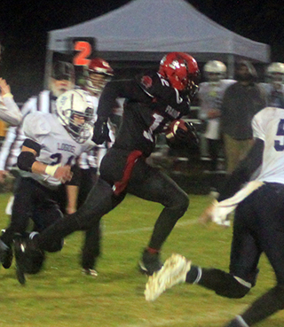 Shane Hanson gained 22 yards on this running play.