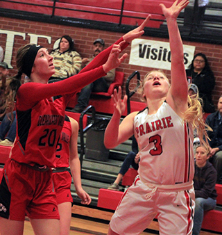 Kristin Wemhoff scores against C.V.