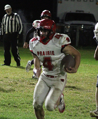 Marshall Weber rushed for 149 yards and scored 3 touchdowns against C.V.